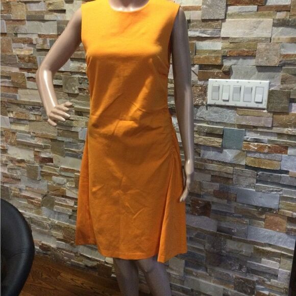 COS Cathered Orange Dress - Picture 7 of 9